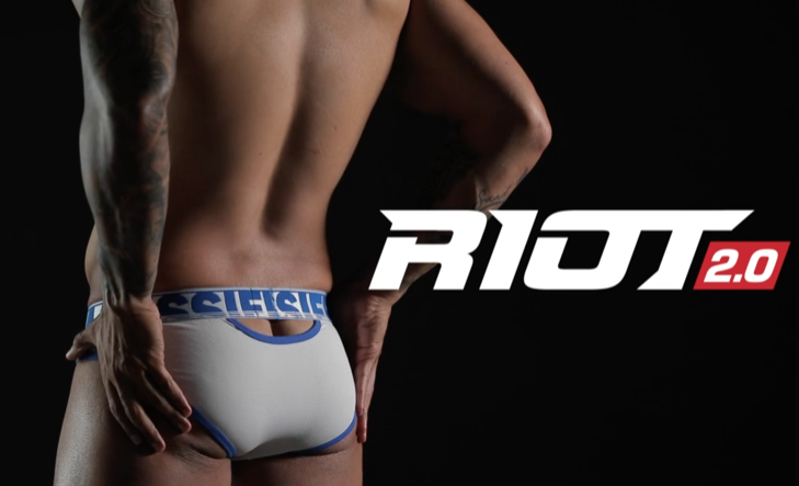 Prodyšné slipy z mikrovlákna AussieBum RIOT 2.0 Brief White5 - kópia_729px